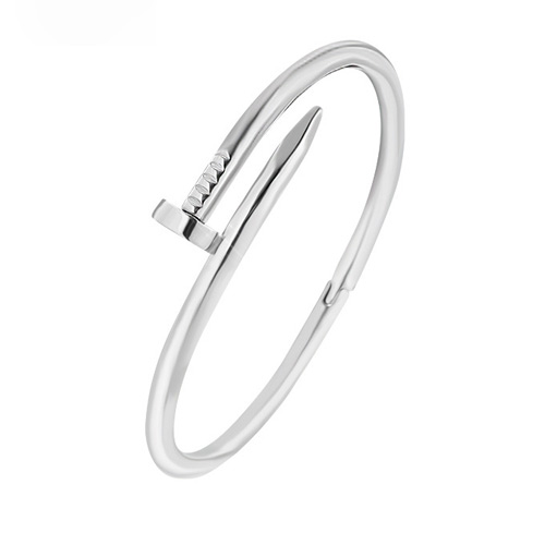 cartier bracelet silver nail