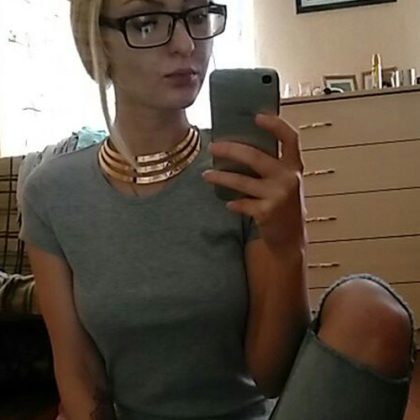 Multi Layer Choker Collar Necklace - Image 2