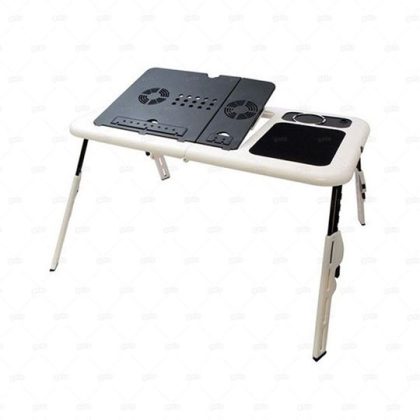Portable Laptop E-Table with Cooling Pad - Image 2