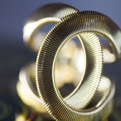 Alloy Wide Cuff Bracelet - Image 3
