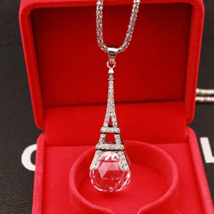 Paris Eiffel Tower Pendant Necklace