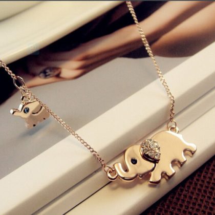 High Quality Cute Elephant Necklace