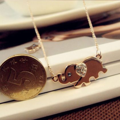 High Quality Cute Elephant Necklace - Image 3