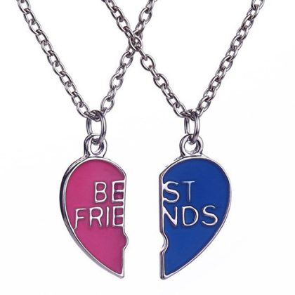 Heart Broken Style Necklace For Best Friend