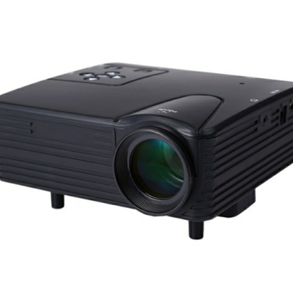 Mini LED Projector For Home & Business, With HDMI, AV, USB, SD Card Slot