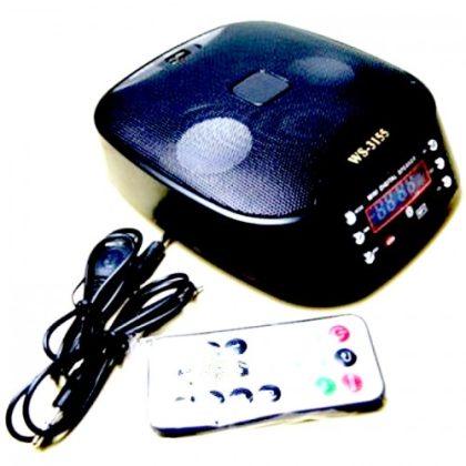 Multifunction Mini Speaker With USB, SD Card, FM, Remote