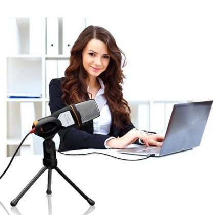 New Condenser Microphone Professional Sound Studio Microphones for PC/Laptops - Image 5