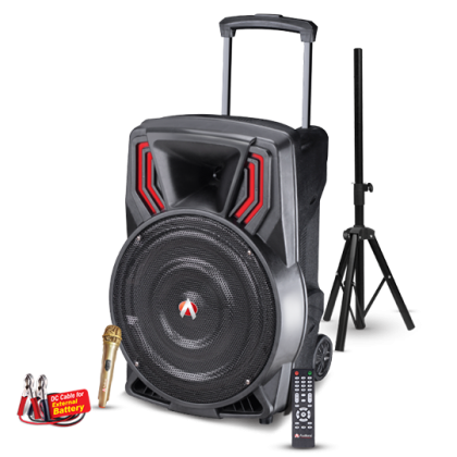Audionic Masti 125 Rechargeable Trolly Speaker With Wireless Mic