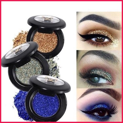DL088 Kylie Cosmetics Eyeshadow 4 in 1 Lipgloss Missrose Pressed Glitters - Image 4