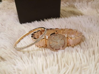 MK Watches with Bangles & Box - Image 3
