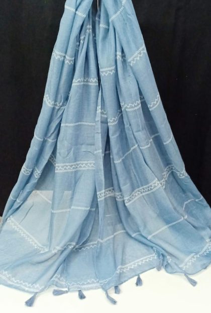 Beautiful Lawn Printed Stolls in 12 Colors - Image 10