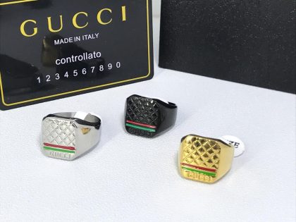 Branded Gents Steel Ring