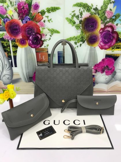 Gucci New 2 Pc Bag Set - Image 2