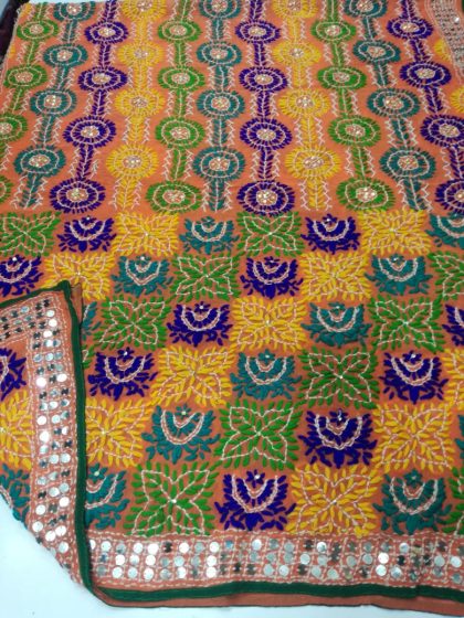 Original Multani Phulkari Dupatta - Image 5