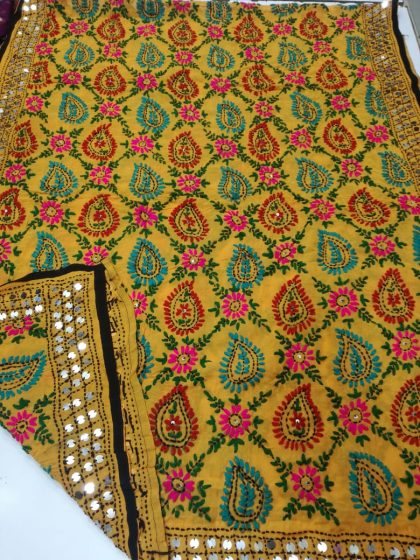 Original Multani Phulkari Dupatta - Image 6