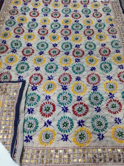 Original Multani Phulkari Dupatta - Image 8
