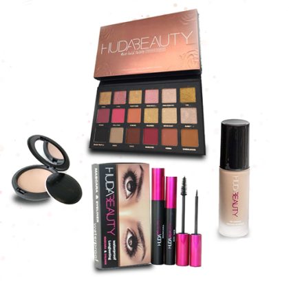 DEAL 153 Huda Beauty Foundation Rose Gold Eyeliner Face Powder