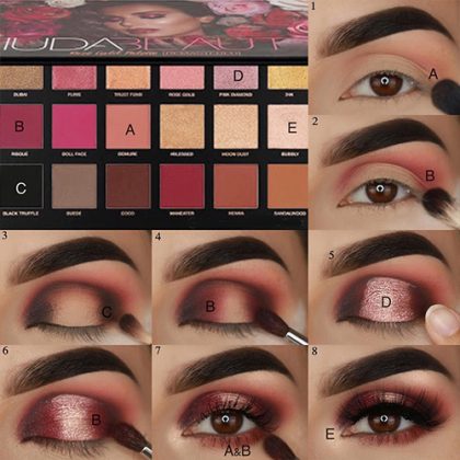 DEAL 153 Huda Beauty Foundation Rose Gold Eyeliner Face Powder - Image 6