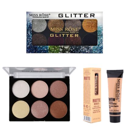 Dl193 Miss Rose Glitter 3D Foundation