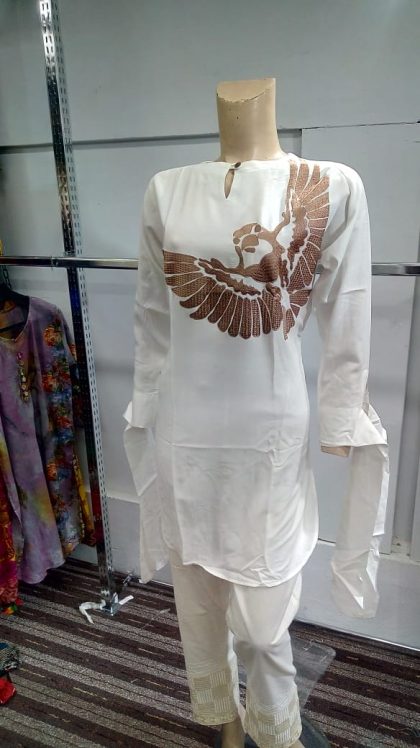Embriodery Kurti Medium Sized Cotton Stuff - Image 2