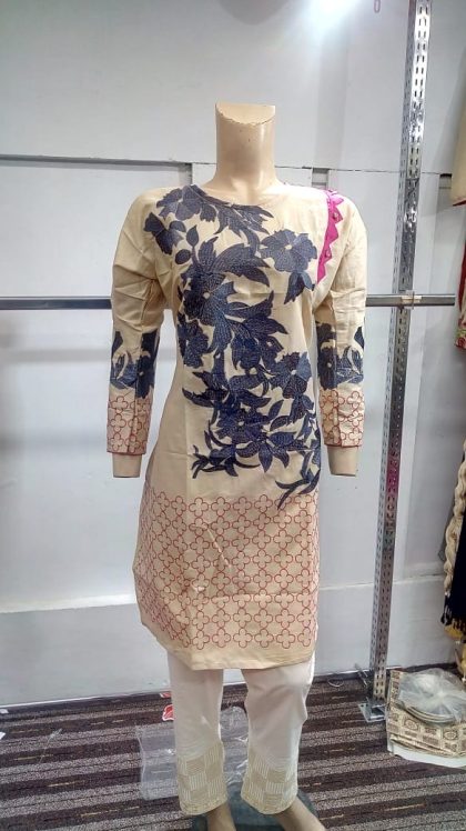 Embriodery Kurti Medium Sized Cotton Stuff - Image 4