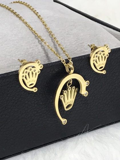 Rolex & MK Pendant Set with Velvet Box - Image 6