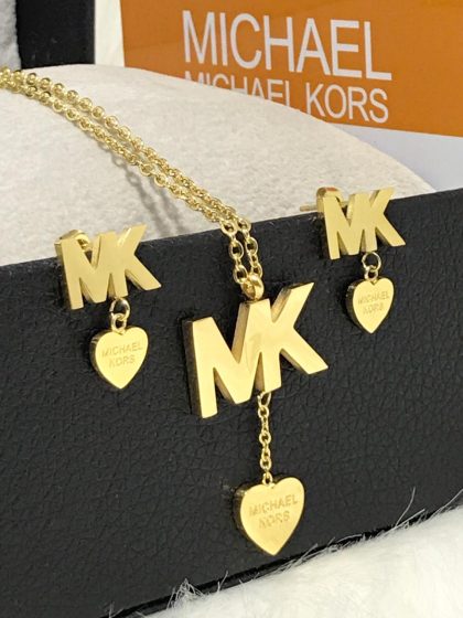 Rolex & MK Pendant Set with Velvet Box - Image 7
