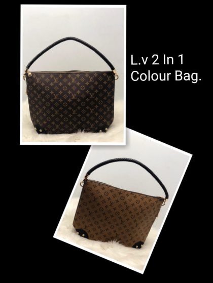 Louis Vuitton Triangle Softy Bag 2 In 1 Color Bag - Image 6