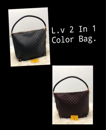 Louis Vuitton Triangle Softy Bag 2 In 1 Color Bag - Image 9