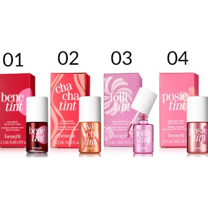 Lip tints by Benefit