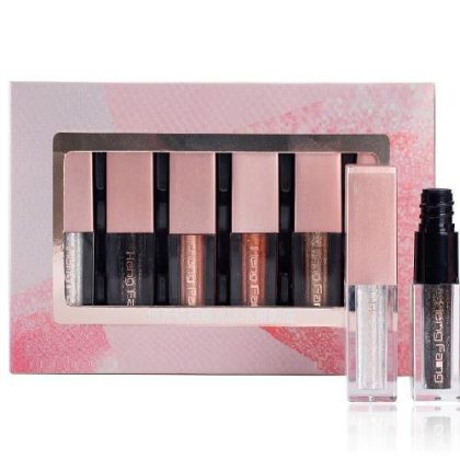 Heng Fang 6 in 1 glitter metallic liquid eyeshadow pack