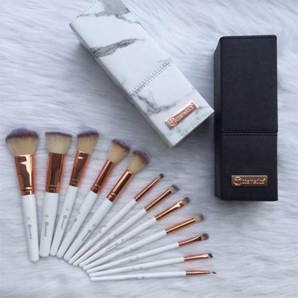 MARBLE LUXE 10 PIECE BRUSH SET BY BH Cosmetics - Image 2