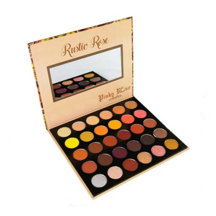 Rustic Rose 30 Colors Eyeshadow Palette by Pinky Rose Cosmetics