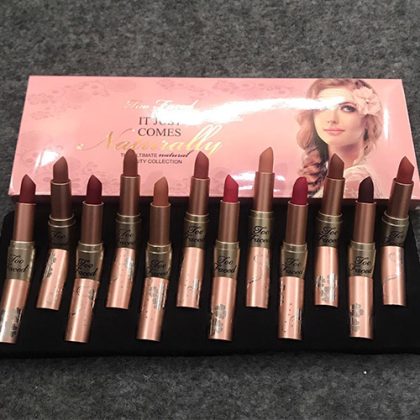 Too Faced It Just Comes Naturally Lipstick Collection of 12 - Image 2