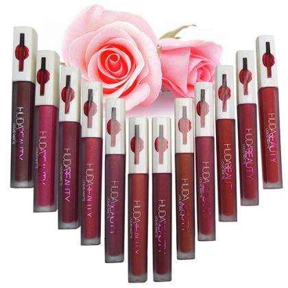Huda Beauty Liquid Matte Lip Gloss 12-PCS Set - Image 3