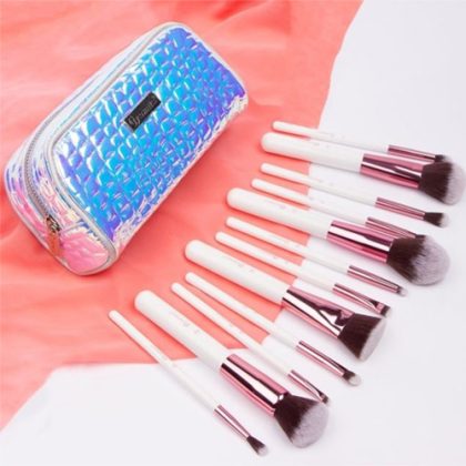 Crystal Quartz 12 Piece Brush Set by BH Cosmetics - Image 5