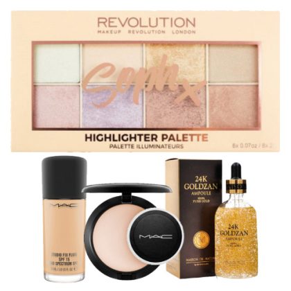 DL251 Revolution Highlighter MAC Foundation Powder 24k Ampoule