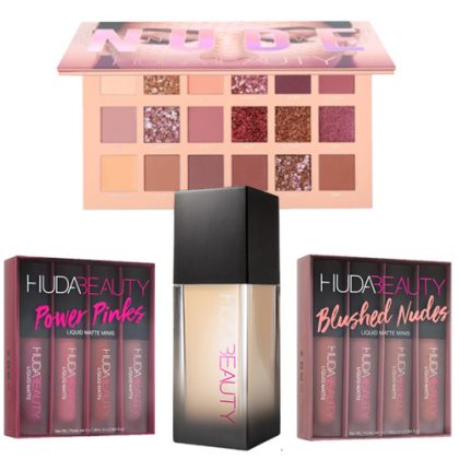 DL255 Huda Foundation Lipgloss Eyeshadow