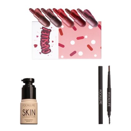 Focallure Capsule Lipsticks Skin Evolution Foundation Eyebrow Pencil