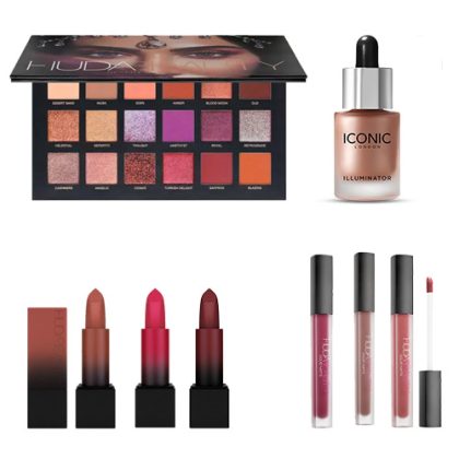 Huda Desert Dusk Iconic Lipsticks Lipgloss