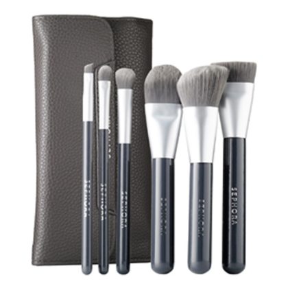 Sephora Deluxe Charcoal Antibacterial Brush Set